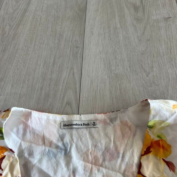 Abercrombie & Fitch Flutter Sleeve Midi Dress size M - Picture 4 of 9